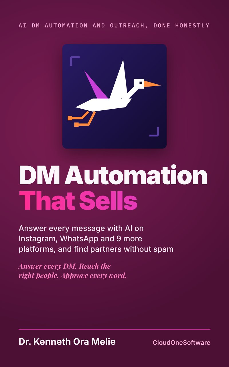 Cover of DM Automation That Sells by Dr. Kenneth Ora Melie